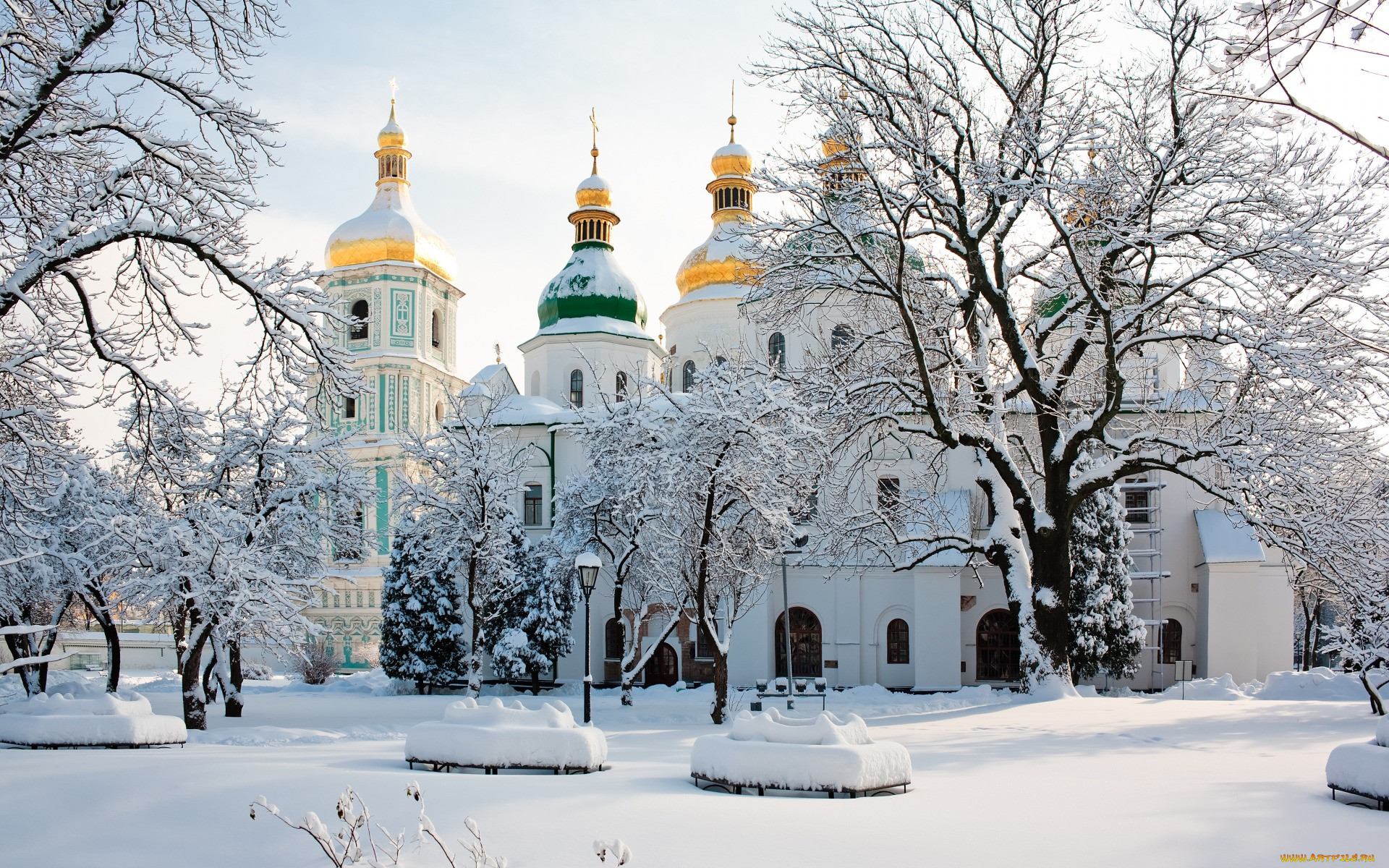 Церковь Харьков зима